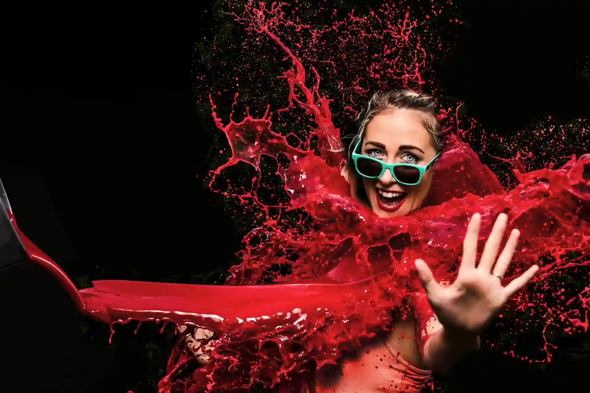 Dickon Clark Photography paint throw